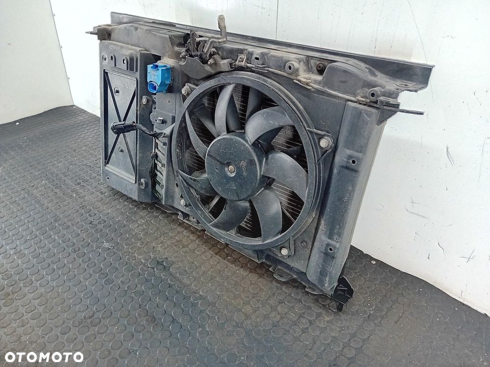 ZESTAW CHŁODNIC WODA KLIMA WENTYLATOR PEUGEOT 308 I 9650316080 1.4 VTI - 2