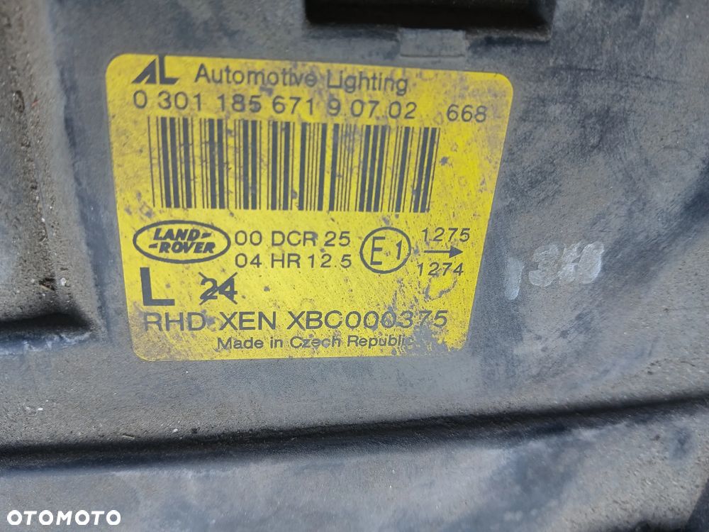 Land Range Rover   L322 lampa przód przednia prawa lewa Xenon - 10