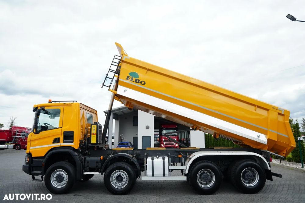 Scania P 450 XT / 8x6 / BASCULATOR SPATE / OPTICRUISE / ANVELOPE 100% / EURO 6 - 3