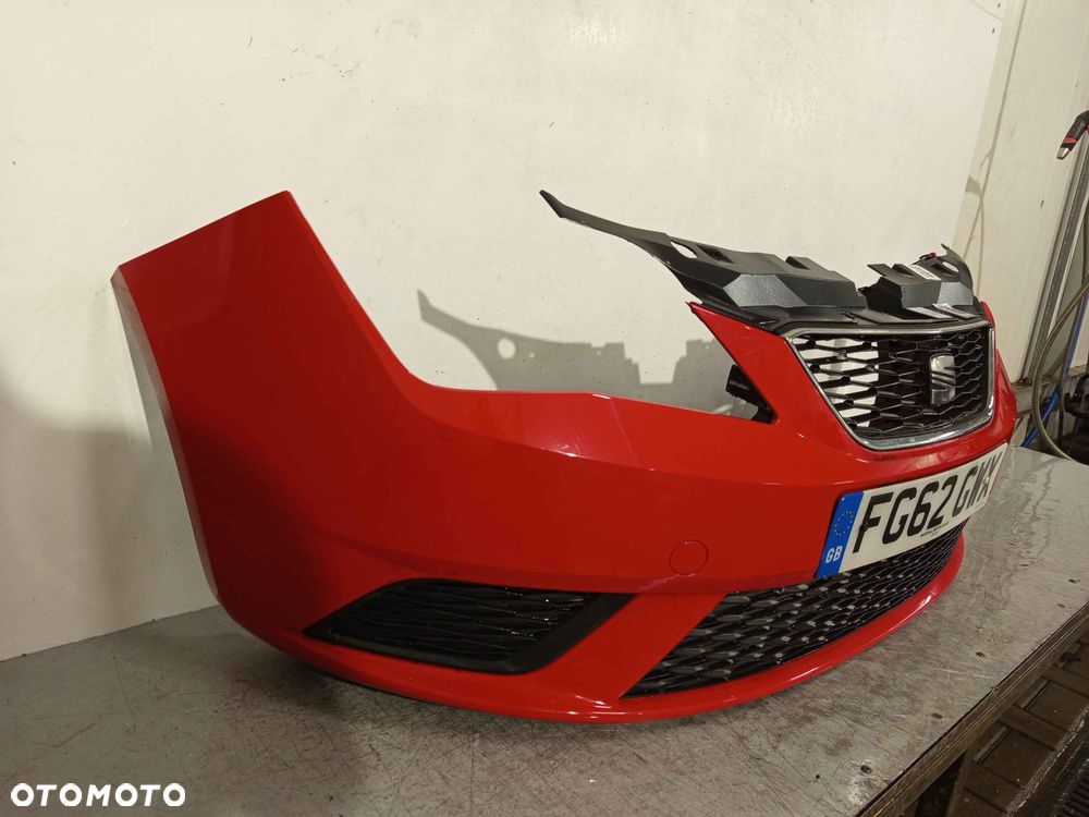 ^ ZDERZAK PRZÓD PRZEDNI SEAT IBIZA 4 IV LIFT FL LS3H CZERWONY - 3