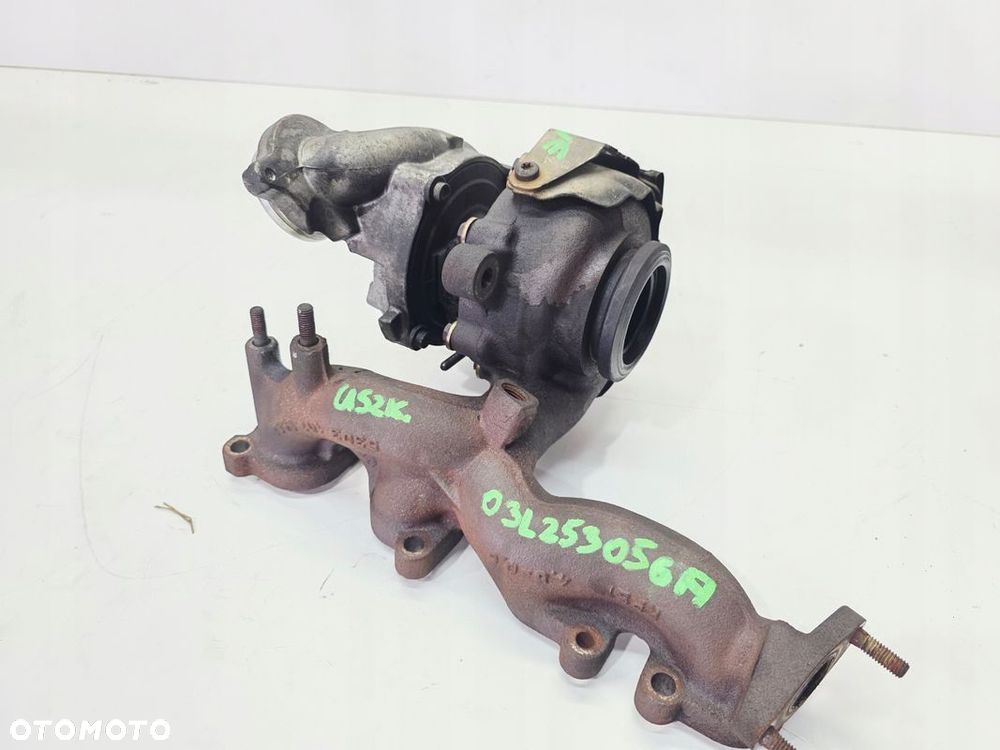 TURBOSPRĘŻARKA TURBO TURBINA AUDI SEAT SKODA 2.0 TDI 03L253056A USZKODZONE - 5