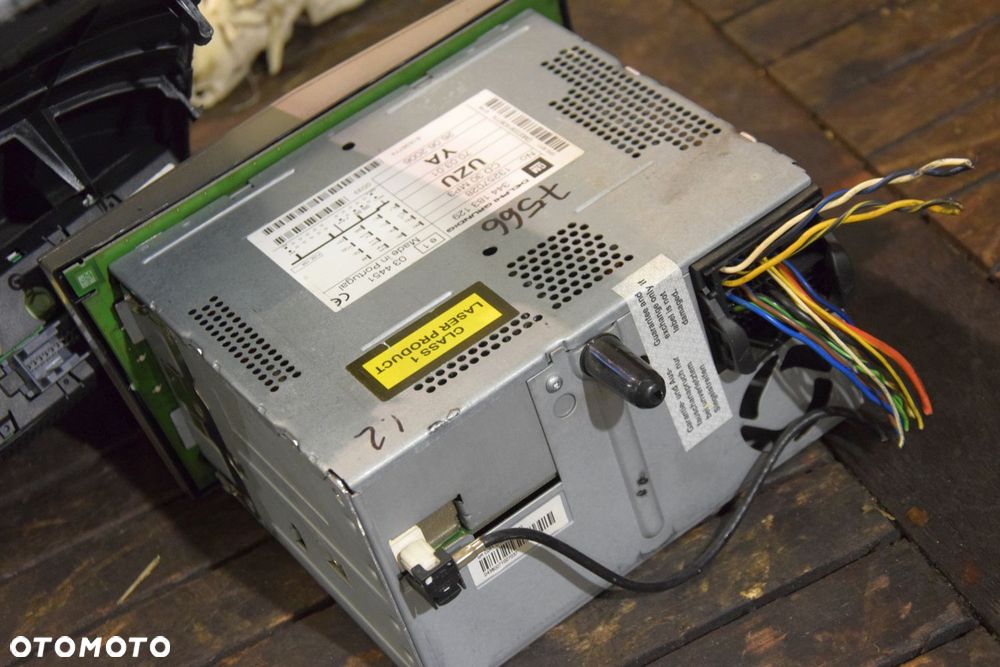 Opel Corsa D Radio CD30 MP3 Złote + wyświetlacz z PINEM Oryginał komplet - 4