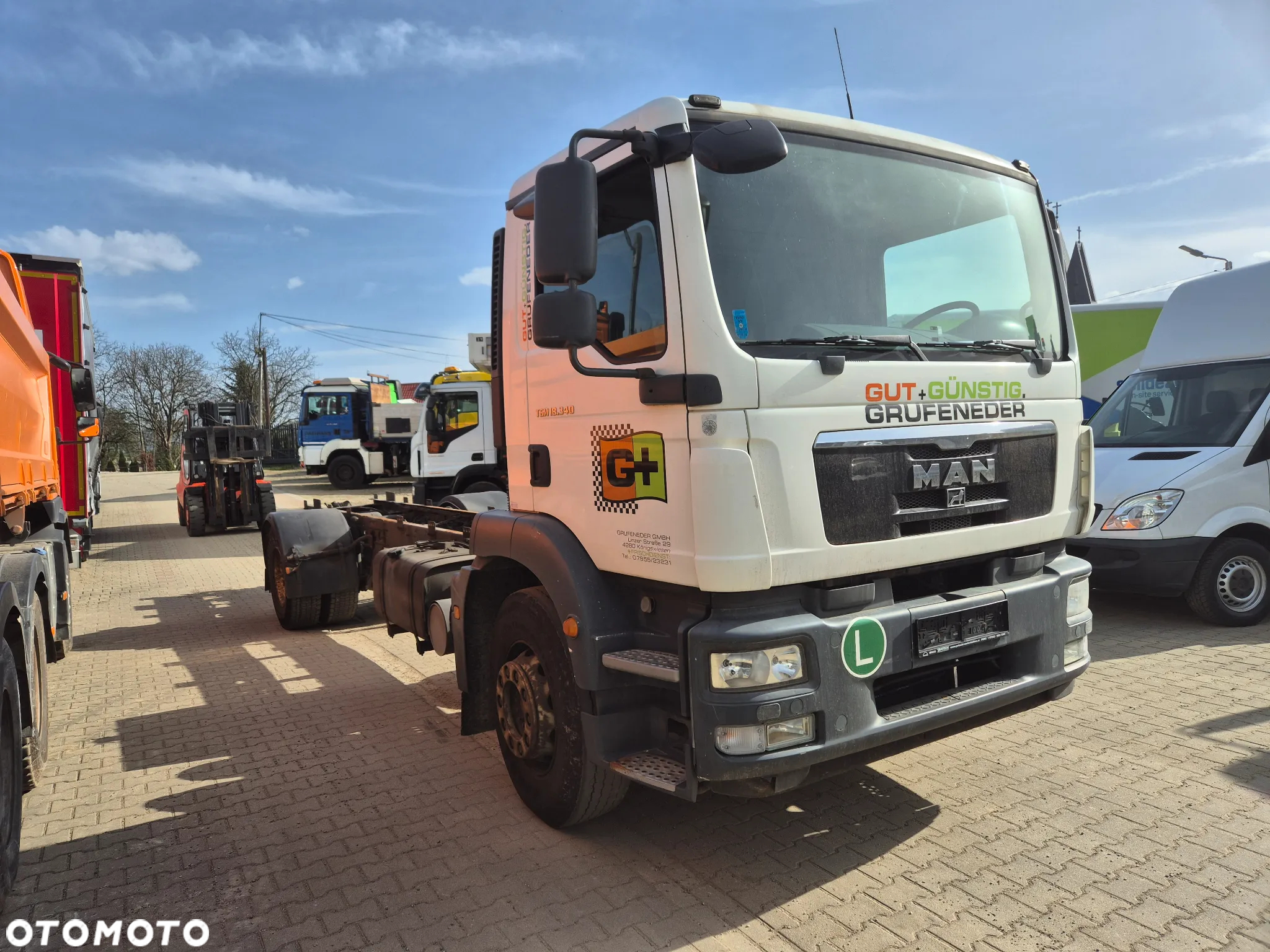 MAN TGM 18.340 4x2BL Rama do zabudowy/ Manual/ Blokada/ Sprowadzony ! - 4