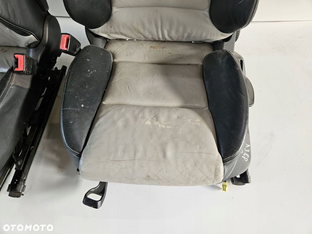 FOTELE KANAPA SKÓRA AUDI A3 8P 5 DRZWI PODGRZEWANE - 3