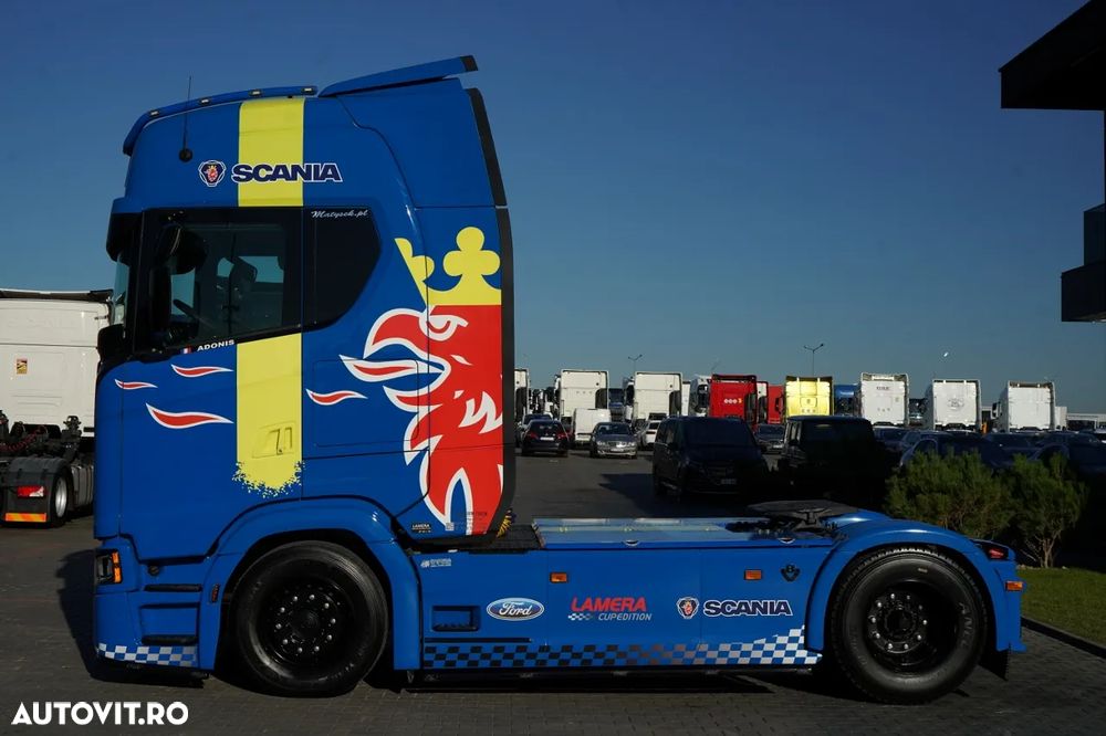 Scania S 520 / V8 / RETARDER / I-PARK COOL / COMPLET AIRMATIC / PIELE / ANVELOPE 100% - 6