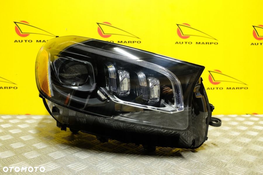 MERCEDES GLS X167 2019 - REFLEKTOR LAMPA MULTIBEAM LED PRAWA USA - 4