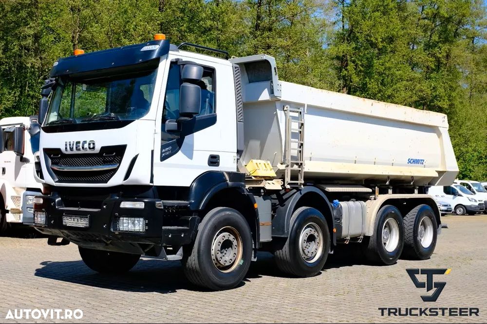 Iveco X-Way 480 | E6 | 8x4 | HARDOX | Schmitz 18m3 - 1
