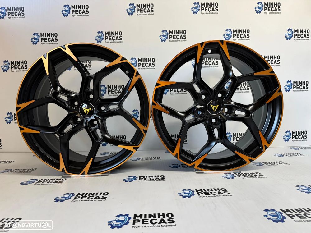 Jantes look Cupra Formentor em 18 (5x112) Preto e Bronze - 1