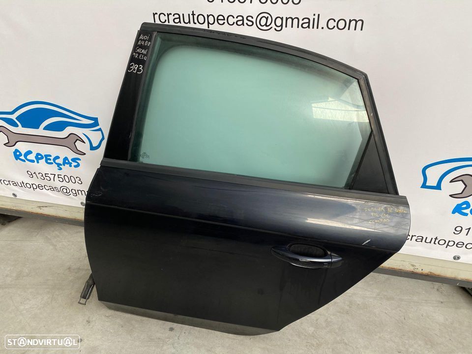 PORTA TRASEIRA TRÁS ESQUERDA AUDI A4 B8 SLINE S-LINE S LINE FECHO ELEVADOR MOTOR PUXADOR VIDRO - 1