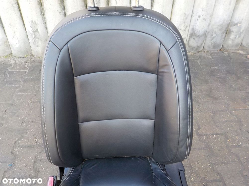 NISSAN QASHQAI J10 FOTEL KIEROWCY SKÓRZANY LEWY PRZÓD PRZEDNI SKÓRA - 9