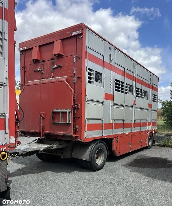 DAF XF 460 + Przyczepa Pezzaoli - 3X Trzoda, 2 X Bydło I 3 poziomy  I Podnoszony dach I Hydroburta I Osie Skrętne I Poidła I Wentylatory I Pilot Manualny | Euro5 - 4
