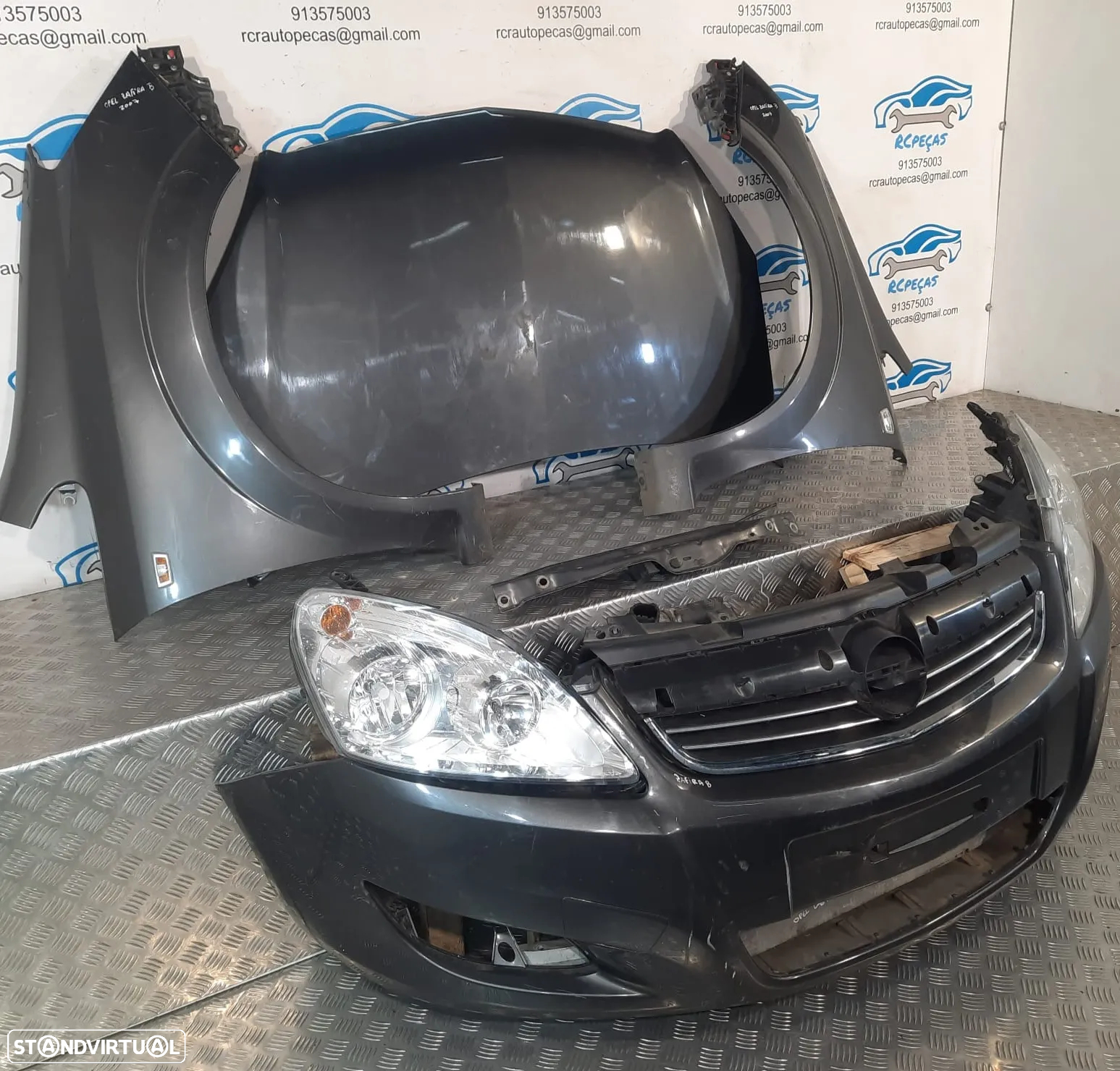FRENTE COMPLETA OPEL ZAFIRA B A05 CAPOT PARACHOQUES GUARDA-LAMAS OTICAS RADIADOR - 8