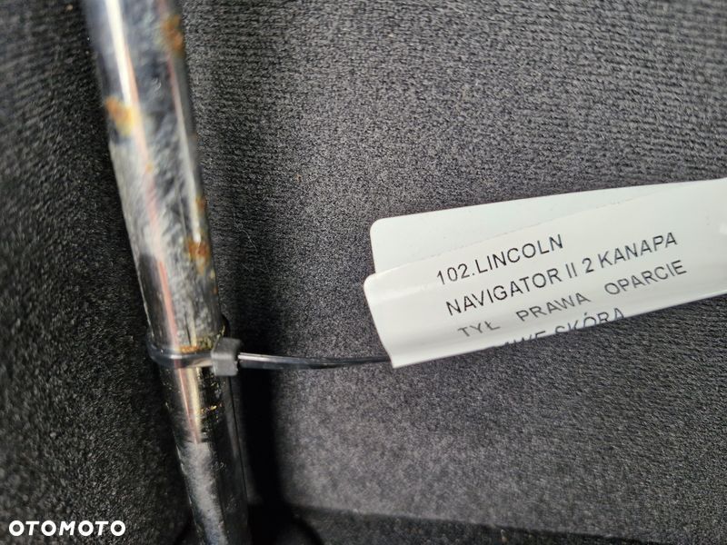 lincoln navigator ii 2 oparcie siedzisko kanapy tył prawe skóra - 4