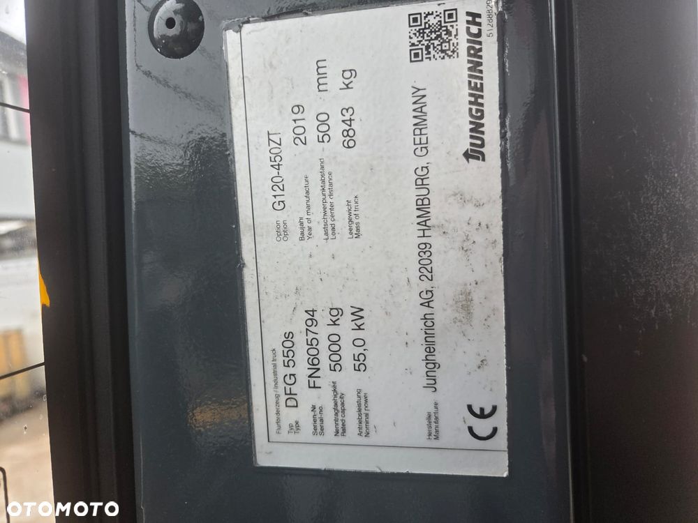 Jungheinrich DFG 550S UDZWIG 5 T 2019 ZAMIANA - 19
