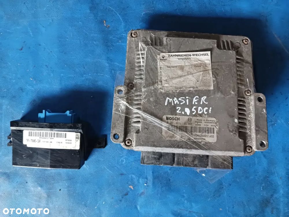 Zestaw startowy do odpalenia Master II Opel Movano 2,5dci 0281011105 Bosch sterownik stacyjka - 2