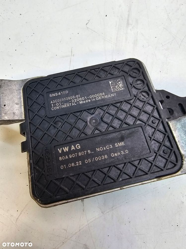 SONDA LAMBDA CZUJNIK NOX AUDI A6 C8 4K 80A907807S - 4