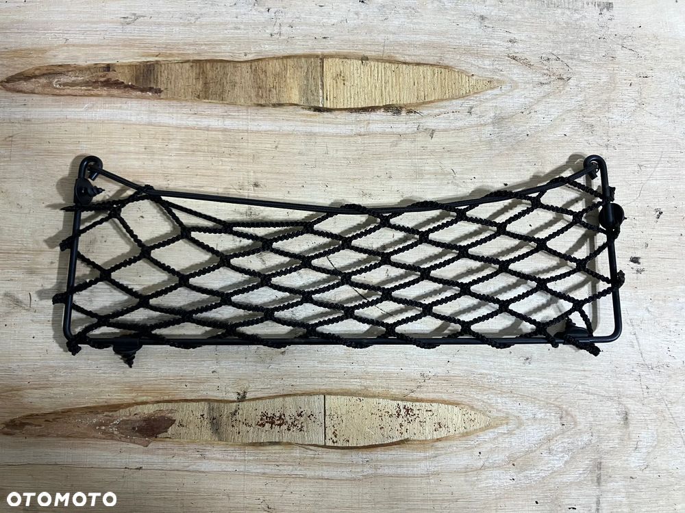 SIATKA TUNELU PASAŻERA BMW E34 SCHOWEK MOCOWANIE OEM RARYTAS - 1