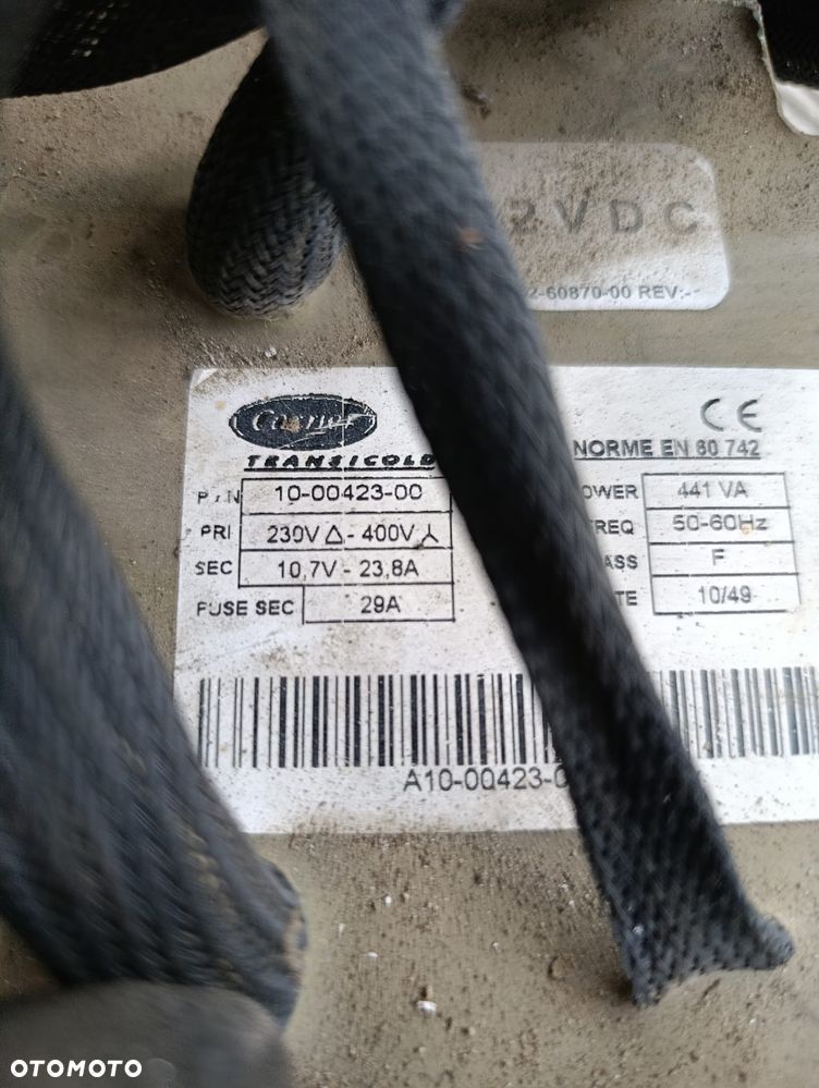 Transformator 12V Carrier Xarios 400 / 500 / 600 10-00423-00 100042300 10-00460-00 - 5
