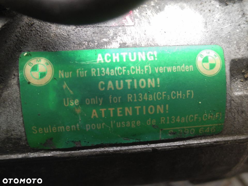 KOMPRESOR KLIMATYZACJI BMW E46 E39 1.8 1.9 2.0  8390646 POSIADAM DWIE SZTUKI - 4