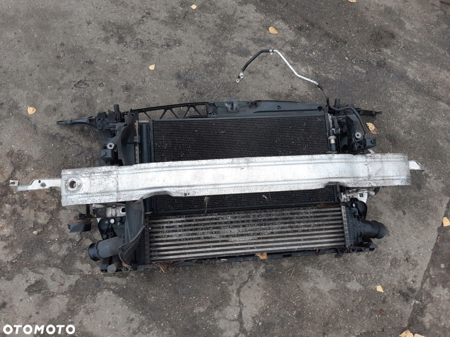 AUDI A6 C7 2.0 TDI TFSI PAS PRZEDNI WENTYLATORY CHŁODNICE BELKA WZMOCNIENIE - 1