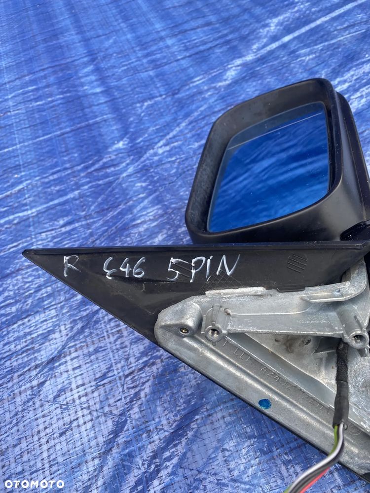 LUSTERKO ZEWNETRZNE PRAWE PRAWY 5PIN BMW E46 GRANATOWE - 4