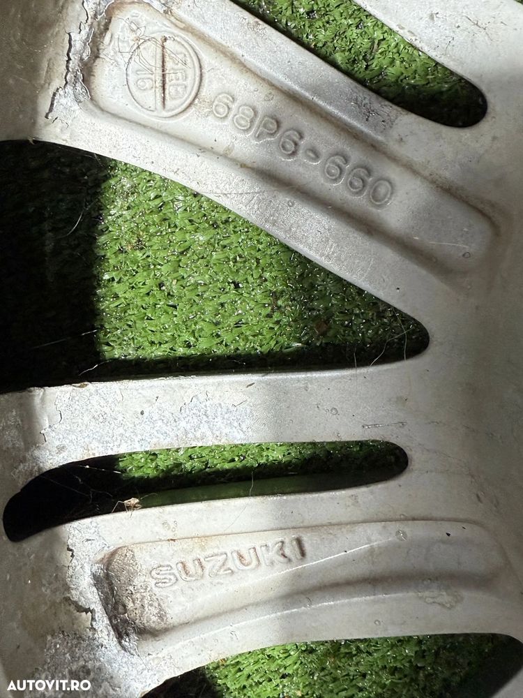 JANTE SUZUKI R16 / 4x100 / BALENO / 185/55 R16 /4324 / 16X6J / 68P6-660 /  + CAUCIUCURI (X3) - 7