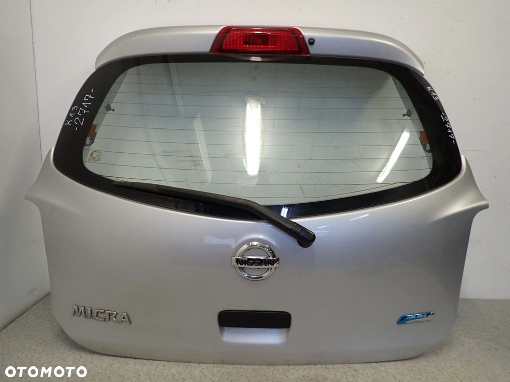 NISSAN MICRA K13 10- KLAPA TYLNA BAGAŻNIKA K23 - 1