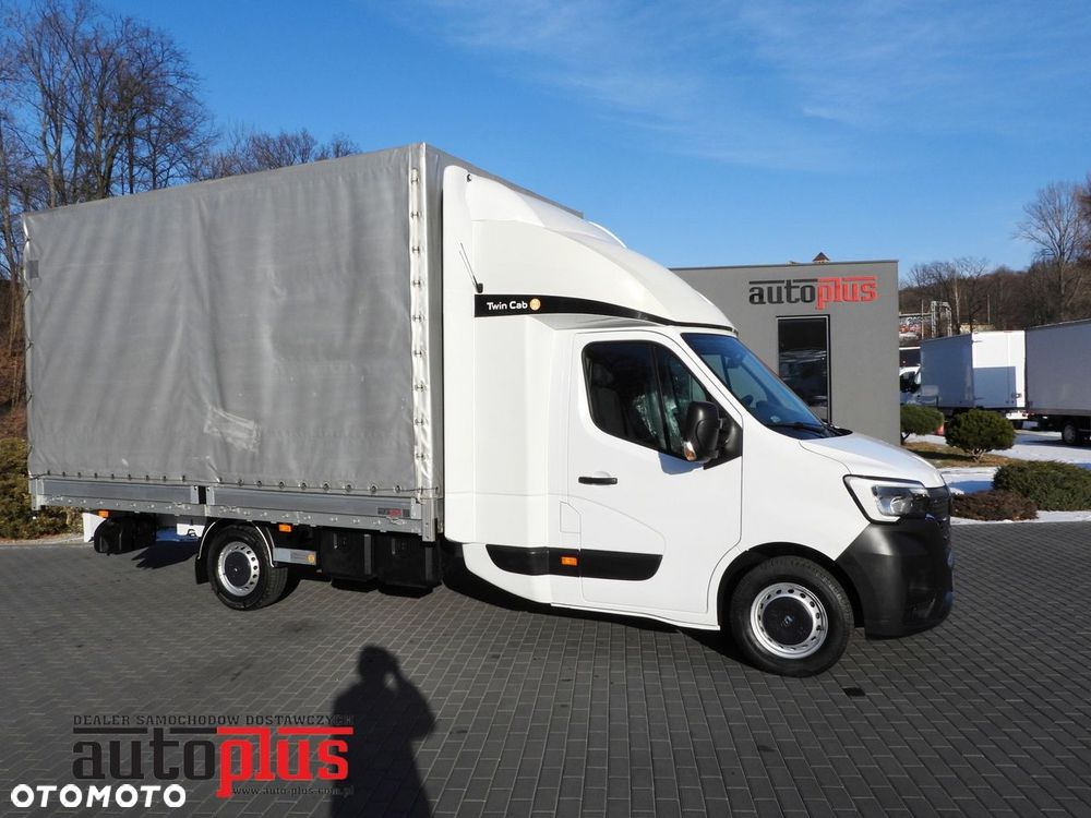 Renault MASTER PLANDEKA 10 PALET WEBASTO TEMPOMAT LEDY PNEUMATYKA KLIMATYZACJA  165KM - 2