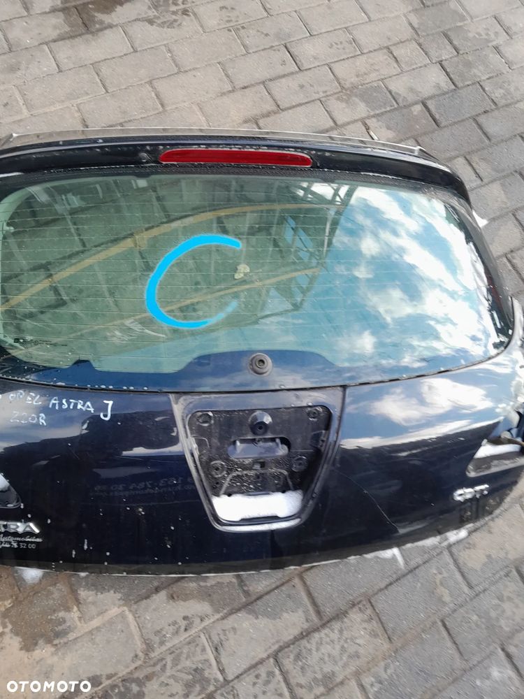 OPEL ASTRA J KLAPA BAGAŻNIKA TYLNA TYŁ KOLOR: Z20R - 4