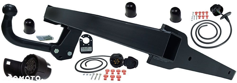 HAK HOLOWNICZY + WIĄZKA 7PIN13 AUDI Q3 I1 8U 2011do18 VW VOLKSWAGEN TIGUAN 5N 2007 do 2015 - 3