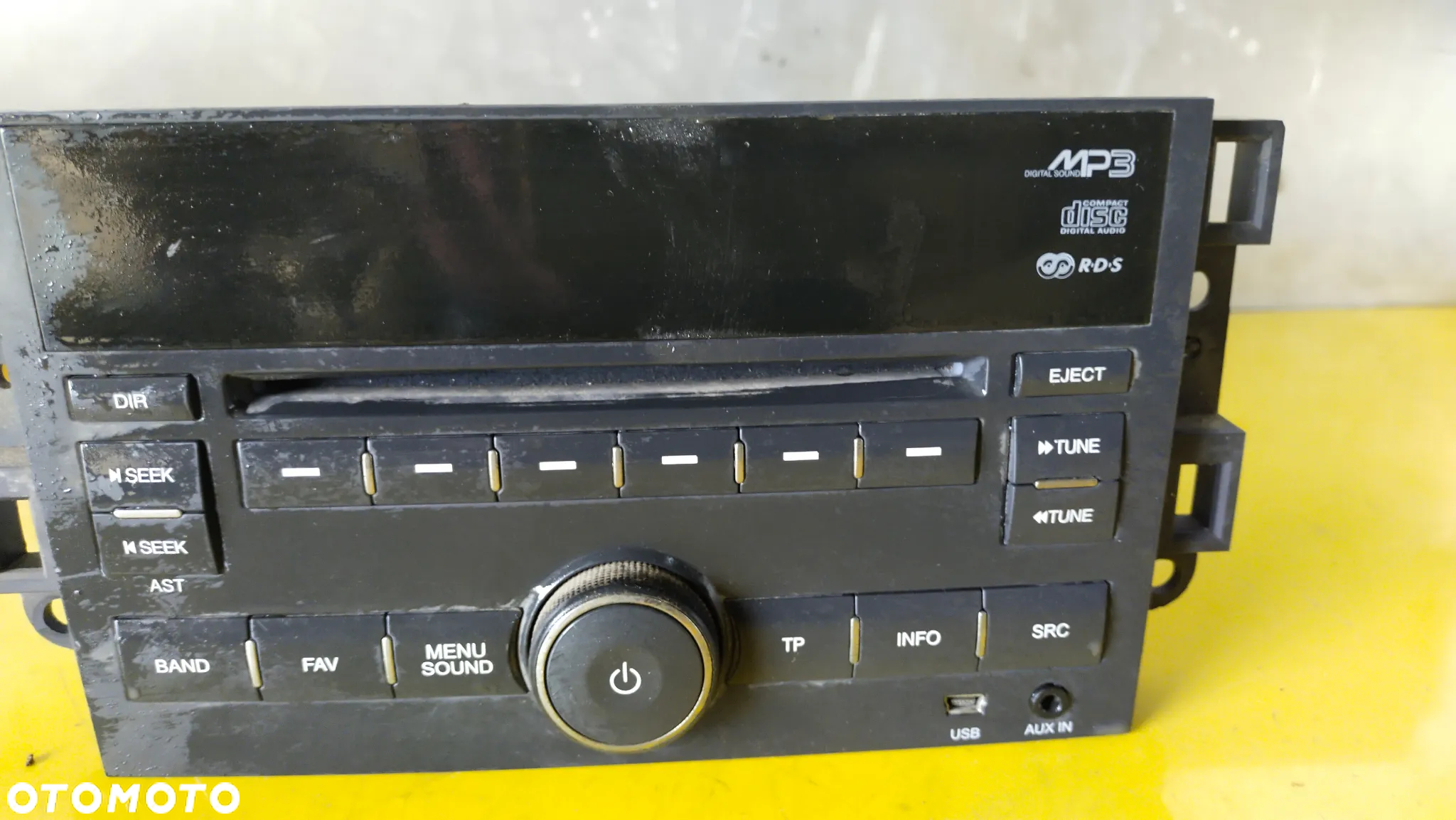 Chevrolet Aveo 2010 AM FM Radio Receiver Single Disc CD MP3 Player 95981814 - 2