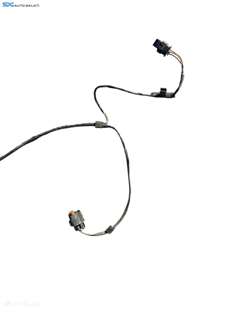 Cablaj Instalatie Electrica de pe Bara Spoiler Fata pentru Proiectoare Ceata Senzor Temperatura 4 Senzori Parcare PDC Parktronic Volkswagen Touareg 7P 2010 - 2014 Cod 7P6971095L [B4656] - 5