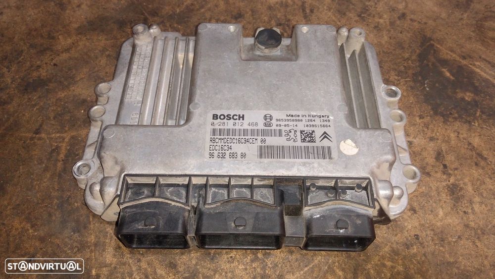 CENTRALINA MOTOR UCE CITROEN XSARA PICASSO -0281012468 - 4