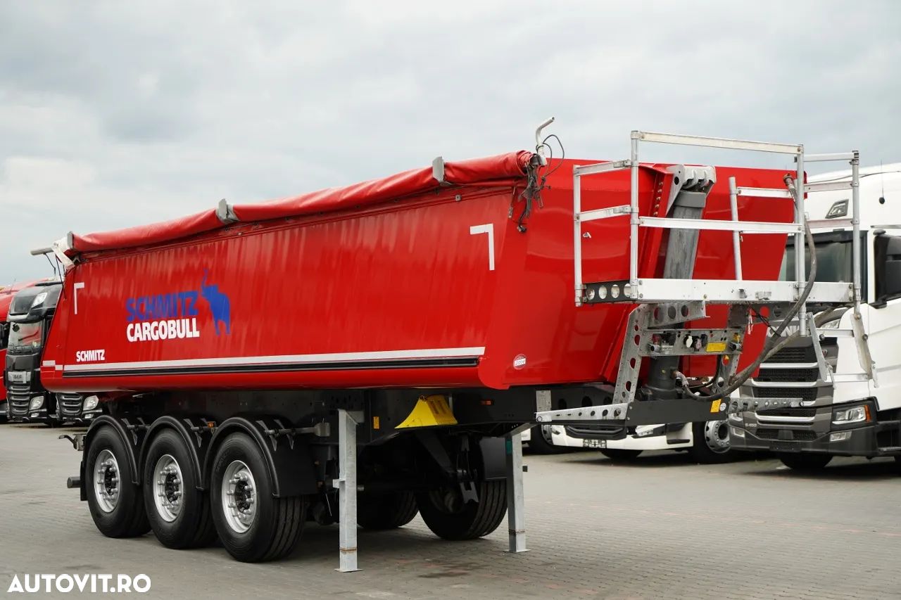 Schmitz Cargobull BASCULĂ / ALUMINIU / 24 m3 / 2021 / ANVELOPE 100% / GREUTATE: 5100 KG / AXĂ RIDICATĂ - 1