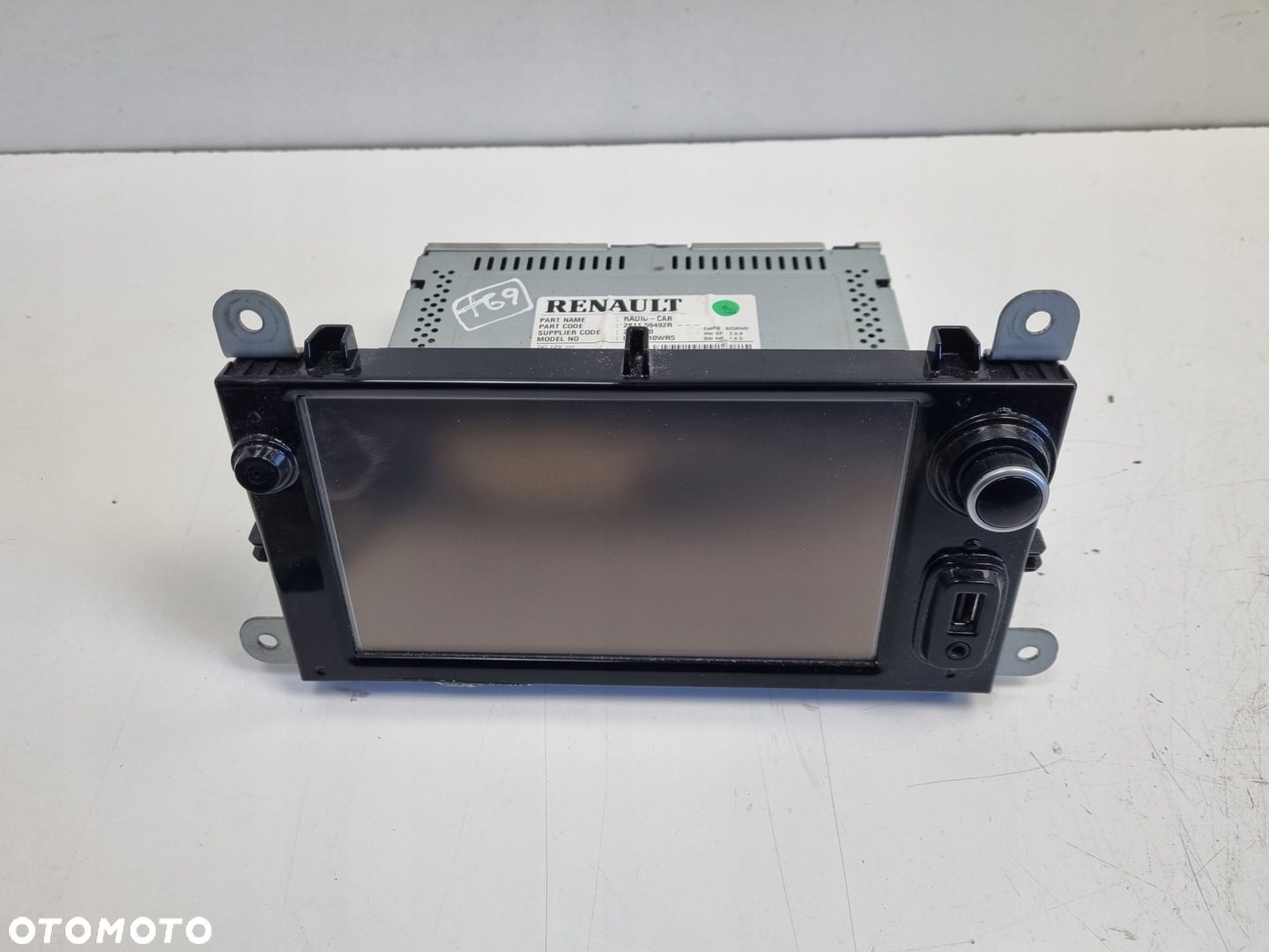 Renault Clio IV WYŚWIETLACZ NAWIGACJI Ekran Radio CD USB 281159492R - 1