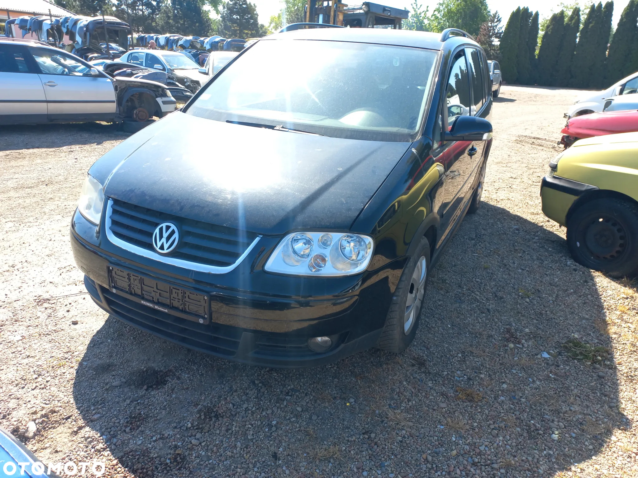Vw Touran 2.0 TDI 04r L041 pas przedni chłodnica wody chłodnice komplet - 2