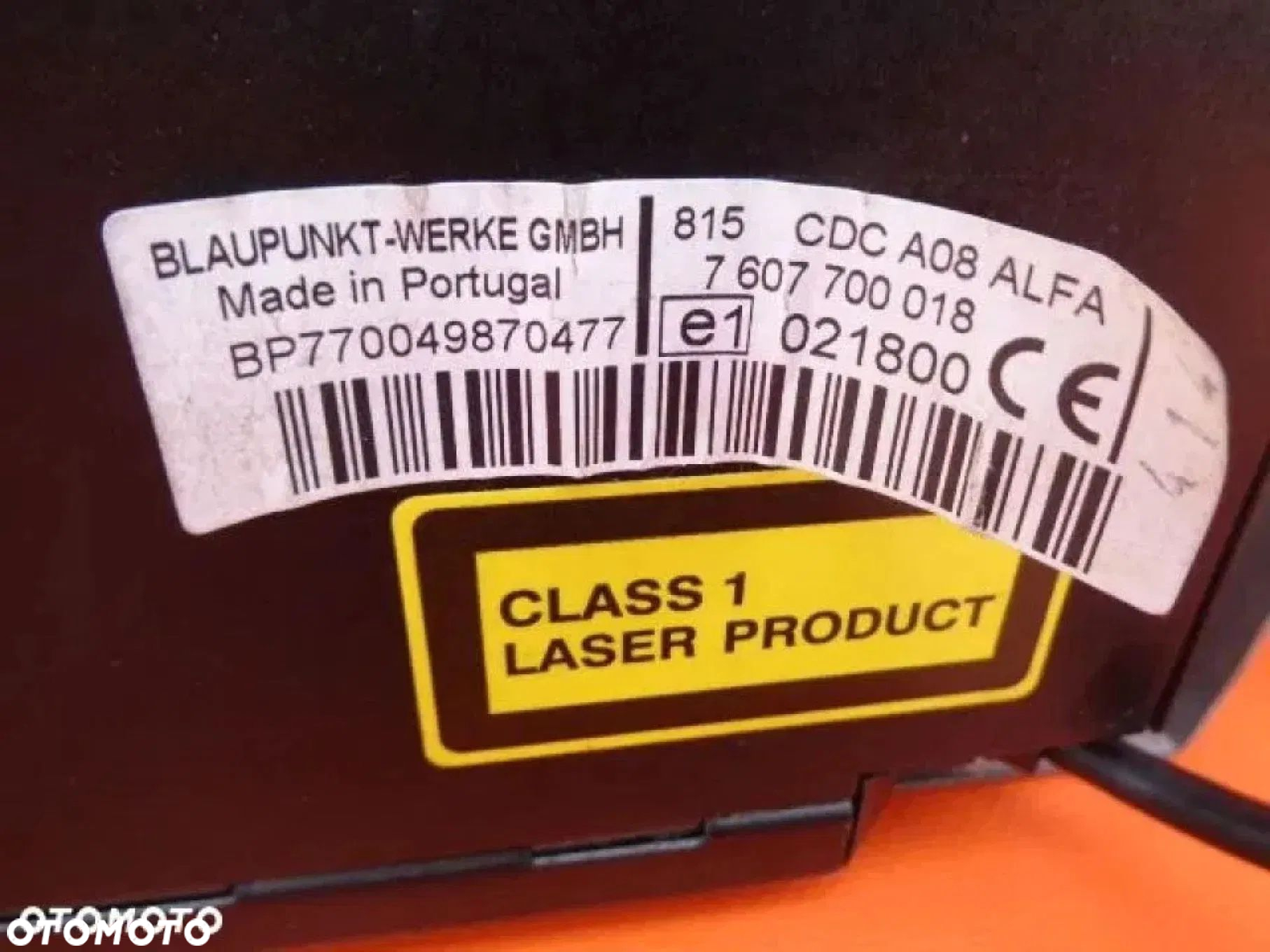 Alfa Romeo 159 Brera Zmieniarka CD Blaupunkt 7607700018 - 5
