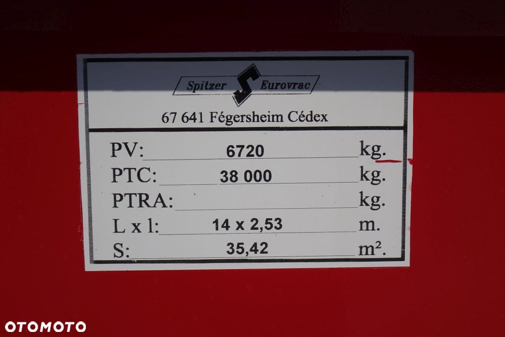 Spitzer EUROVRAC S27D SEK 01C / SILOS 65m3 SIŁOWNIK DO PODNOSZENIA / OSIE SAF - OŚ SKRĘTNA - 25