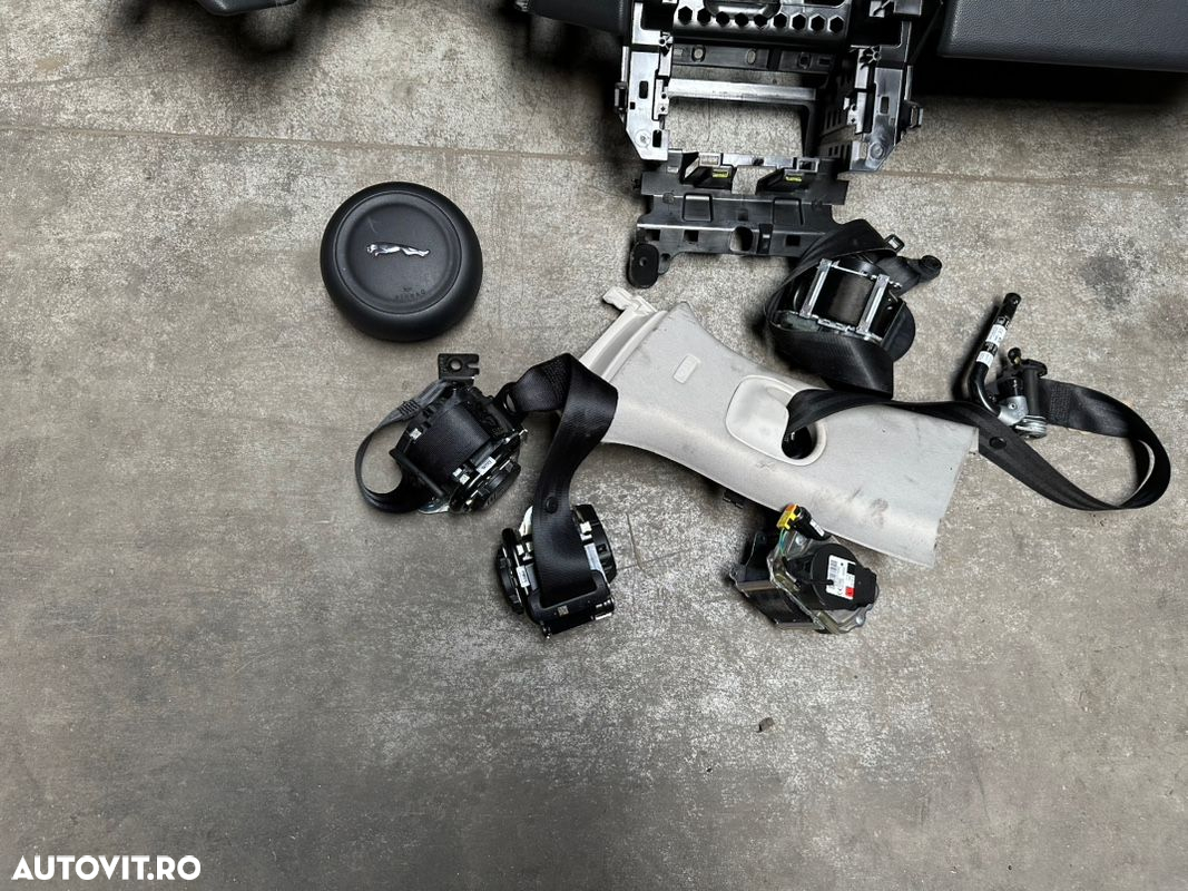 Kit airbag JAGUAR F-PACE an 2016-2022 format din airbag volan, airbag pasager, 2 centuri fata , 2 centuri spate si plansa bord - 3