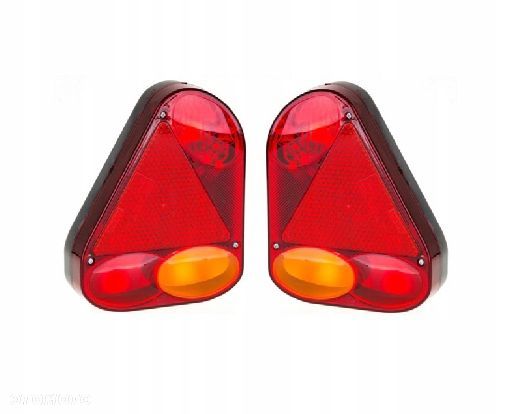 ZESTAW LAMPA TYLNA PRZYCZEPY LAWETY RYDWAN ZASŁAW - 1