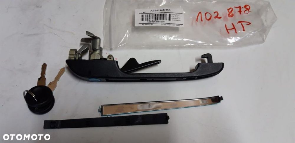 KLAMKA DRZWI VW GOLF II ,Jetta santana , PASSAT PRZÓD LEWA Z KLUCZYKIEM/ KD213989 191837205A - 1