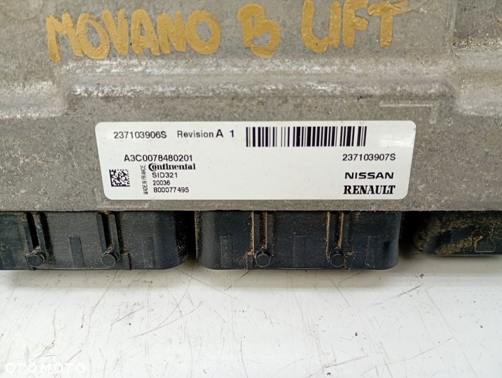 sterownik silnika moduł bcm-n4 skrzynka bezpieczników zestaw master III lift movano b lift 2.3 dci 150km euro6 237103906S - 7