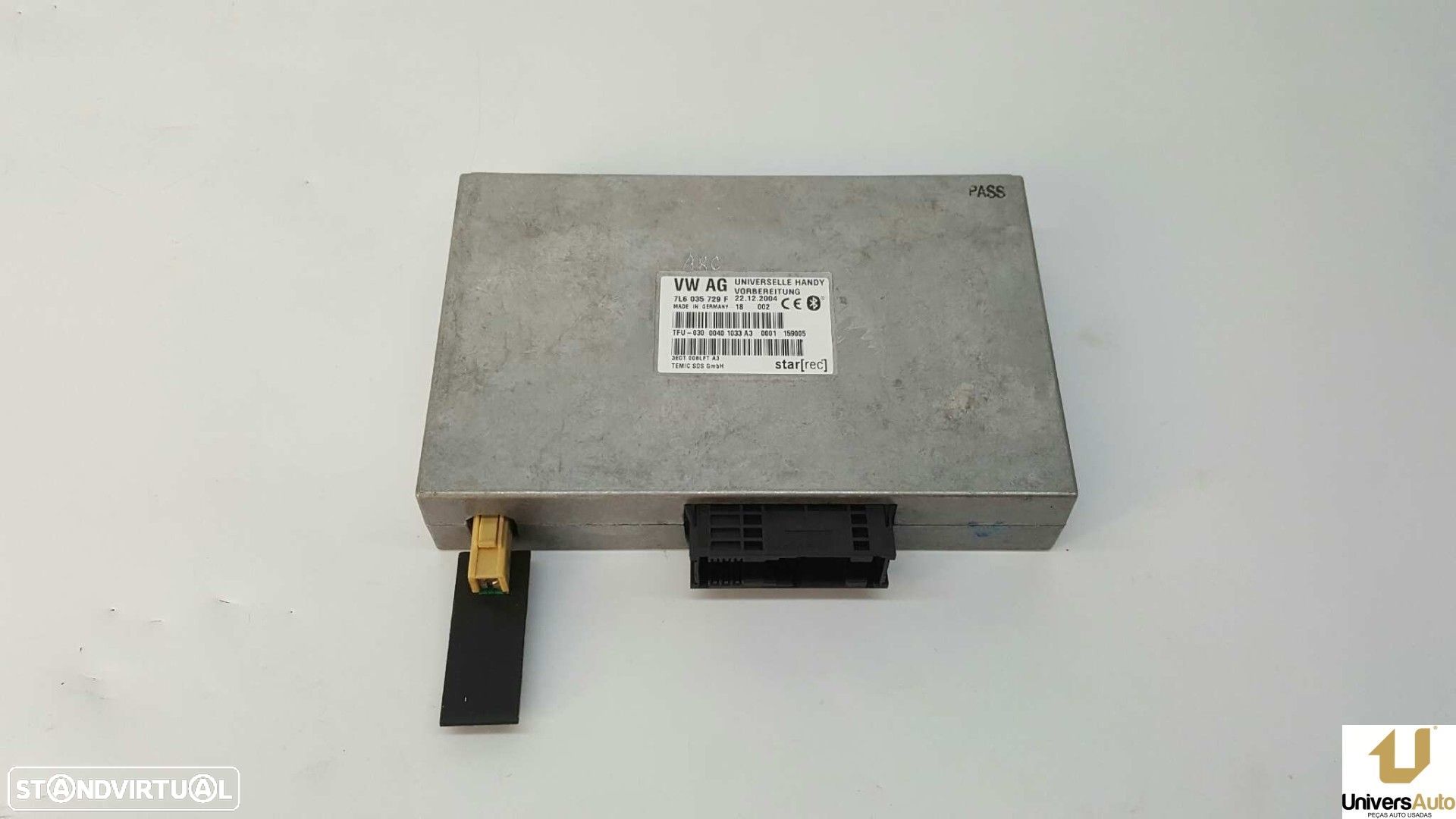 UNIDADE DE CONTROLE BLUETOOTH VOLKSWAGEN TOUAREG (7LA) TDI V6 - 1