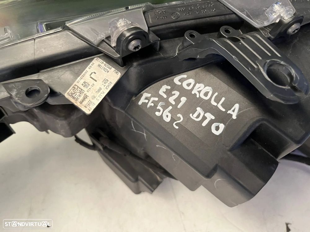 TOYOTA COROLLA E21 FAROL LED DIRETO - FF562 - 8