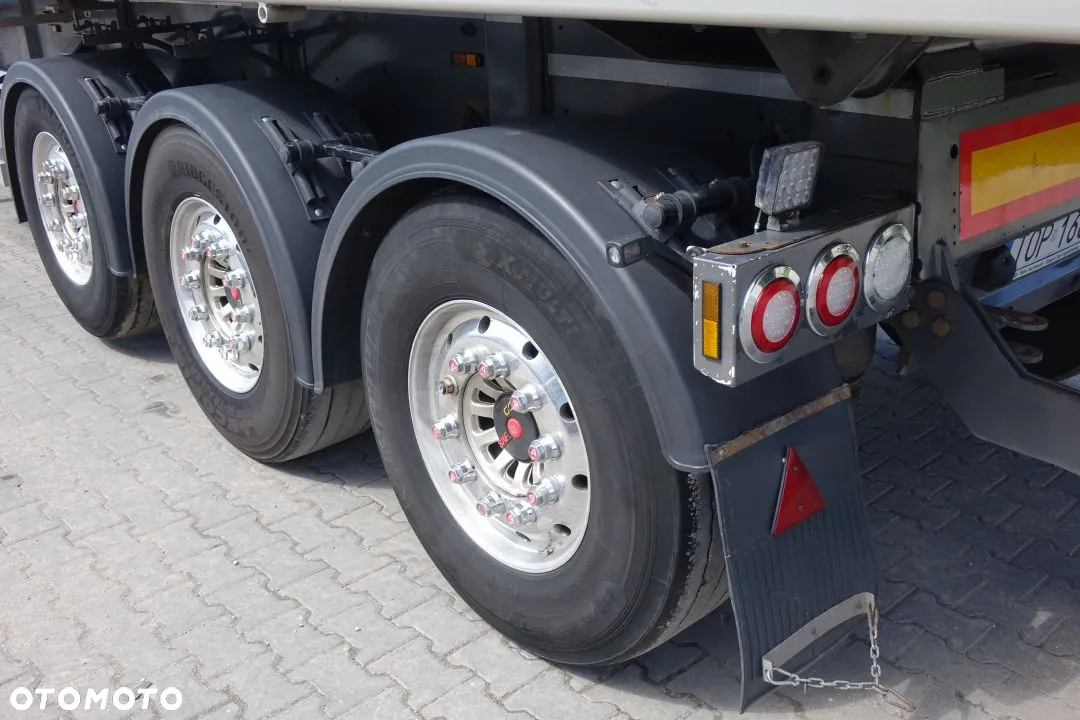 Langendorf WYWROTKA 48 m3 / WIBRATOR /  OSIE SAF / OŚ PODNOSZONA / ALUMINIOWE FELGI / SZYBER ZBOŻOWY / PLANDEKA / KLAPODRZWI - 24