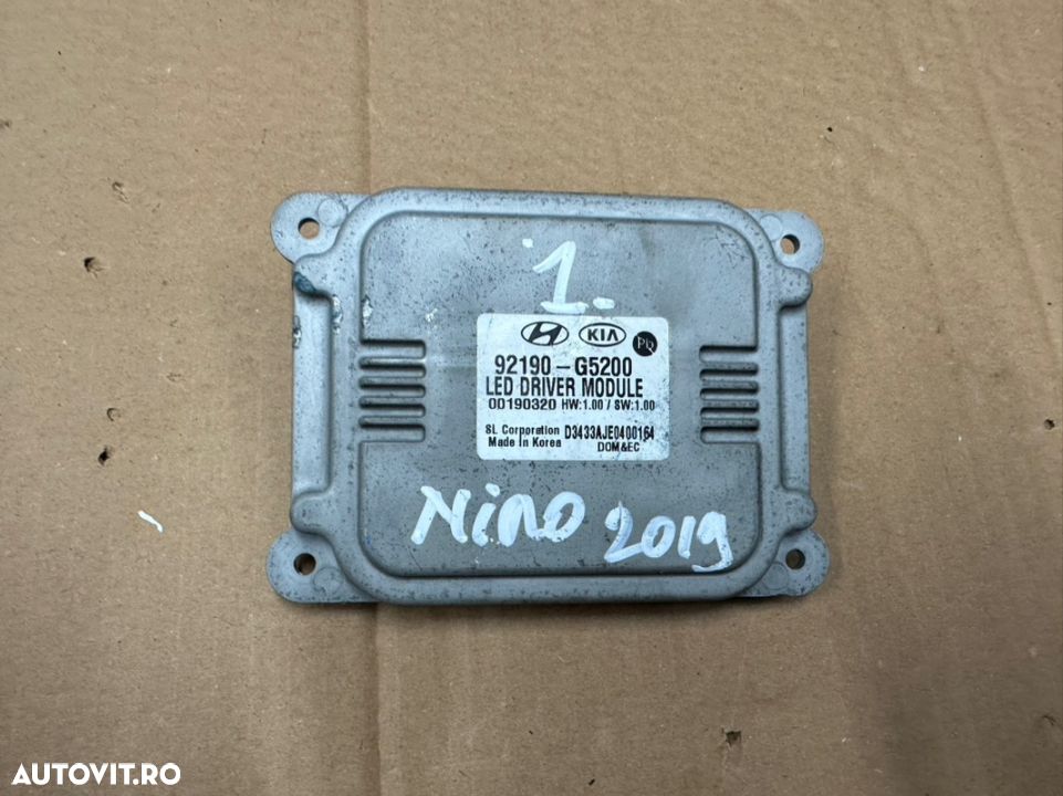 Calculator far, modul led , droser xenon, balast KIA ,HYUNDAI NIRO an 2016-2021 cod 92190-G5200 - 1