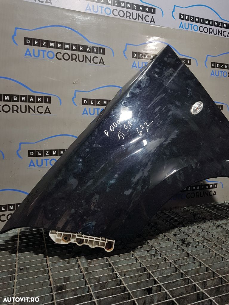 Aripa Stanga Fata Peugeot 4007 2007 - 2012 5 Usi NEGRU X42A (632) - 2
