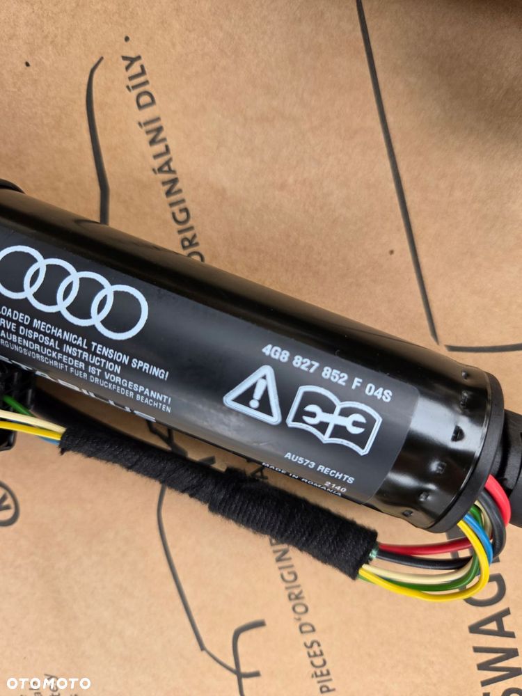 audi rs7 s7 a7 c7 4g lift siłownik elektrycznej klapy prawy 4g8827852f - 2
