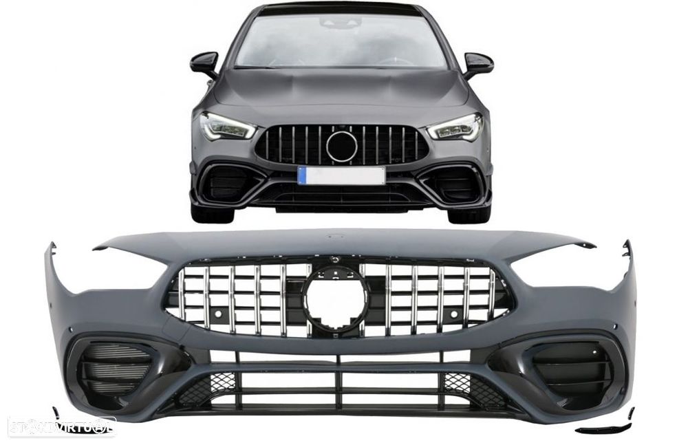 Para-choque Mercedes CLA W118 C118 X118 (2019 a 2022) Look 45 Amg - 11