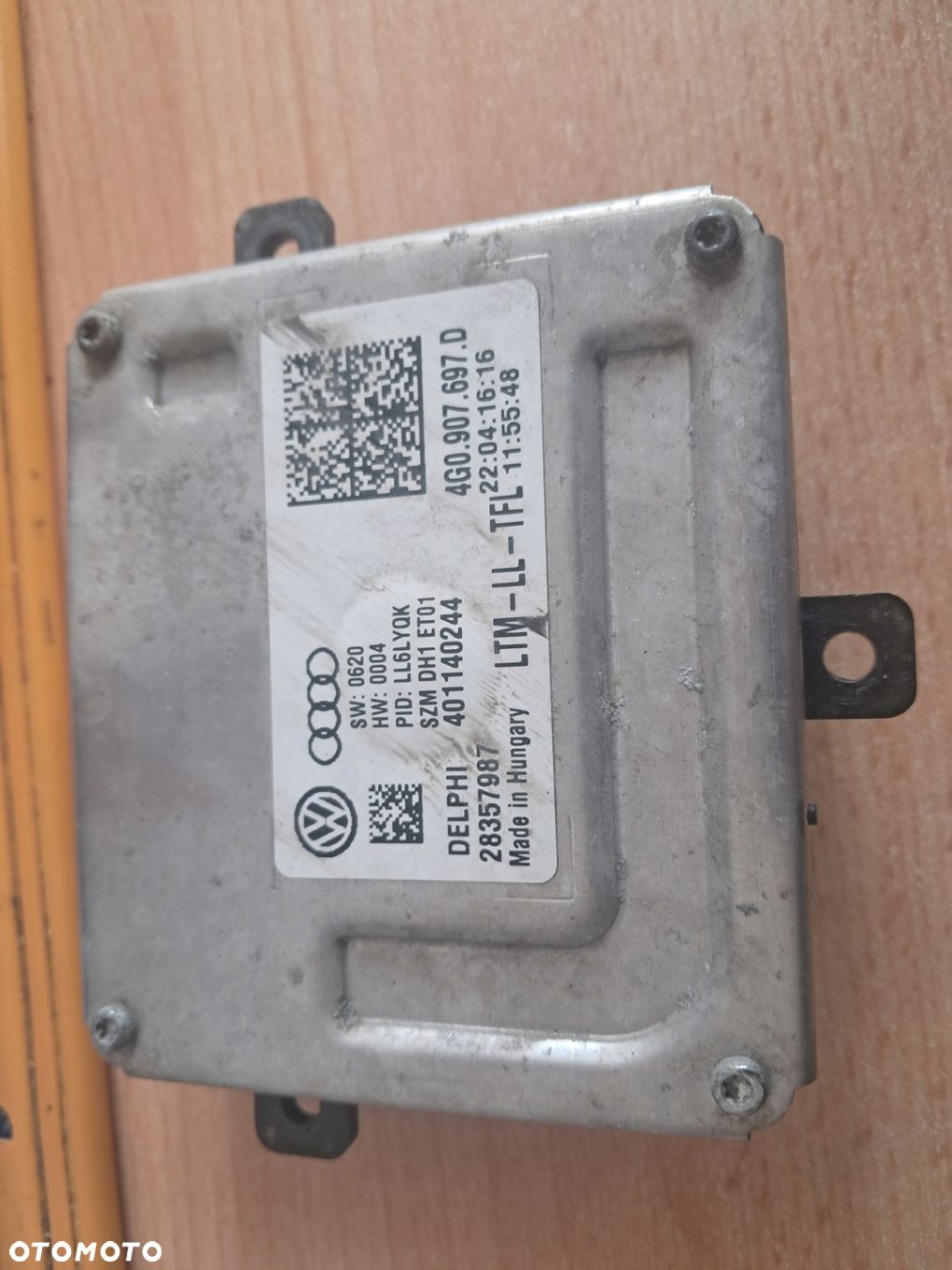 VW SKODA SEAT AUDI Moduł przetwornica sterownik LED 4G0907697D - 1